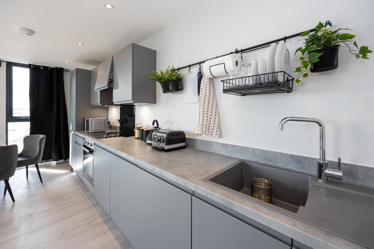 Contemporary 3 Bedrooms Apartment Manchester City Zewnętrze zdjęcie