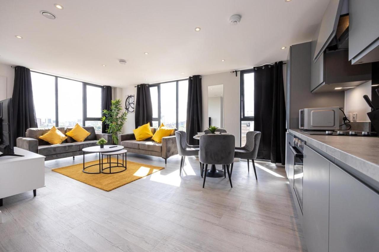 Contemporary 3 Bedrooms Apartment Manchester City Zewnętrze zdjęcie