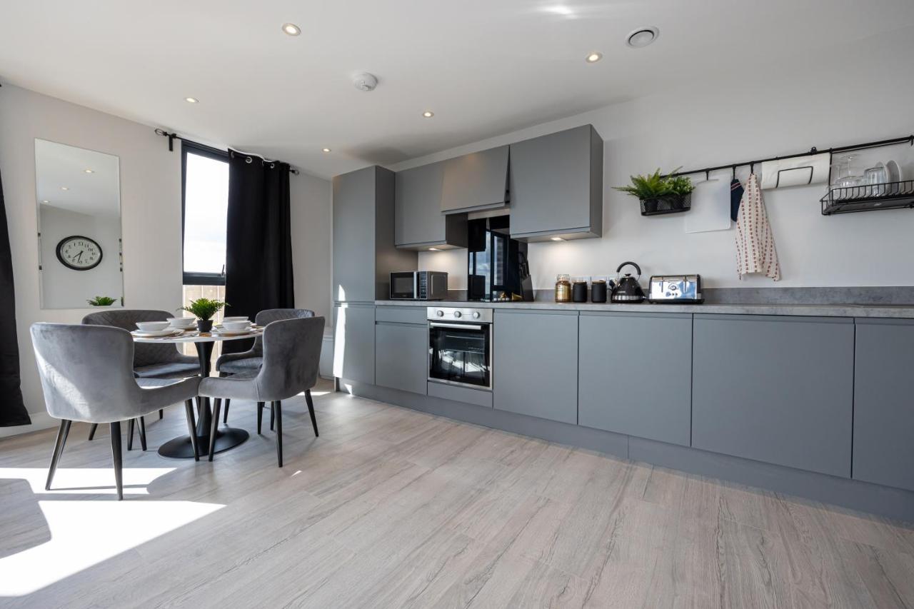 Contemporary 3 Bedrooms Apartment Manchester City Zewnętrze zdjęcie